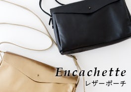 Encachette/アンキャシェット/レザーポーチショルダーの画像