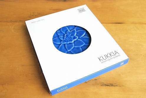 取扱い終了】ARABIA/kukkia/Fujiwo Ishimotoデザイン/ウォールプレート（睡蓮・スカイブルー） - 北欧、暮らしの道具店