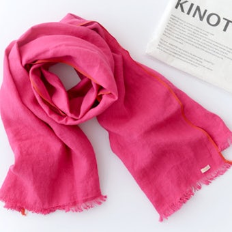 【取扱い終了】KINOTTO/キノット/ガーゼストール（ピンク）の商品写真
