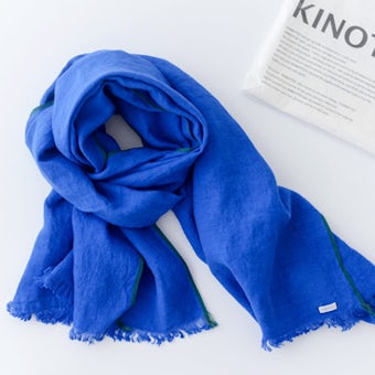 【取扱い終了】KINOTTO/キノット/ガーゼストール（ブルー）の商品写真