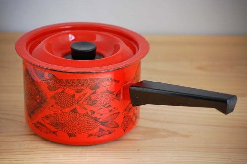 フィネル片手鍋赤
