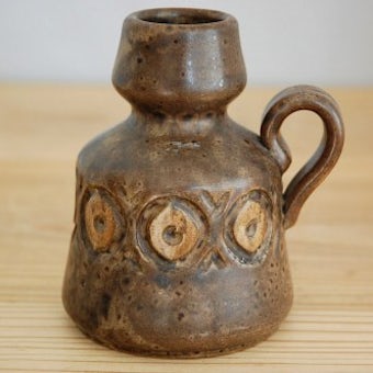 デンマーク製/LOVE MOSE/陶器の花瓶（ブラウン）の商品写真