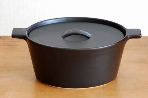 コッタ/オーバルキャセロール/黒/直火可の商品写真