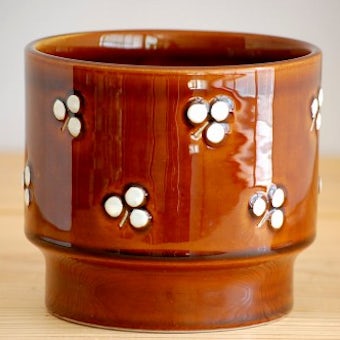 RORSTRAND/ロールストランド/ATELJE/陶器の植木鉢（ブラウン）の商品写真