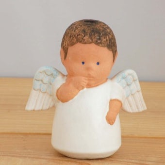 GUSTAVSBERG/グスタフスベリ/リサ・ラーソン/天使のキャンドルスタンド（オブジェ）の商品写真