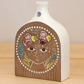 これはレア!!/Upsala Ekeby/ウプサラエクビイ/陶器の花瓶（美しい女性）の商品写真