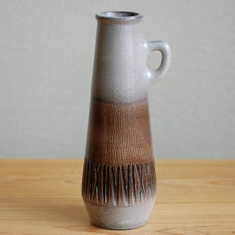 Upsala Ekeby/ウプサラエクビイ/陶器の花瓶（パープル＆ブラウン）の商品写真