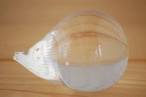 スウェーデンで見つけたガラス製ハリネズミのオブジェ - 北欧、暮らし