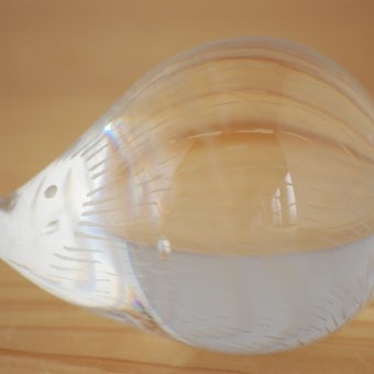 スウェーデンで見つけたガラス製ハリネズミのオブジェの商品写真