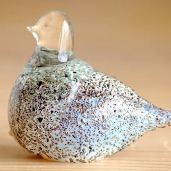 スウェーデンで見つけたガラスの小鳥オブジェ（きらびやかな小鳥）の商品写真