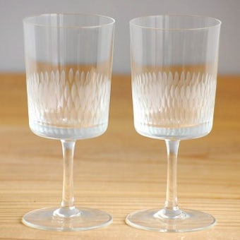 スウェーデンで見つけたアペリティフ（食前酒）グラス２個セットの商品写真