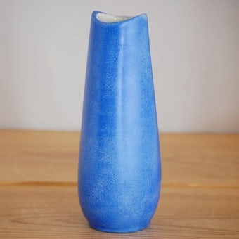 ARABIA/アラビア/陶器の花瓶（鮮やかなブルー）の商品写真