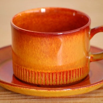 GEFLE/ゲフル/素朴な雰囲気のカップ＆ソーサーの商品写真