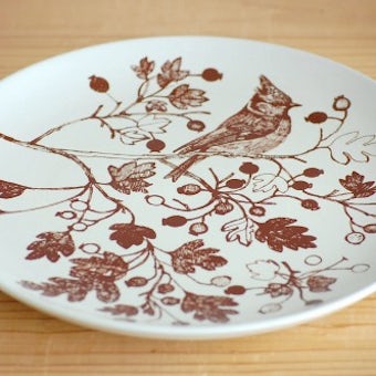 デンマーク/NYMOLLE社/mads stage/小鳥の飾り皿（シジュウカラ）の商品写真