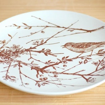 デンマーク/NYMOLLE社/mads stage/小鳥の飾り皿（ヤナギ）の商品写真