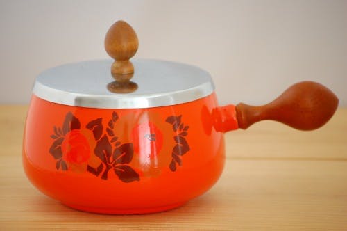 ヴィンテージ デンマーク COPCO コプコ 片手鍋 ホーロー 琺瑯 鍋