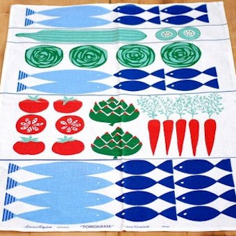 【取扱い終了】スウェーデン/Almedahls/アルメダールス/マーケット広場/キッチンタオルの商品写真