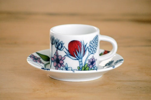 取扱い終了 Arabia アラビア Runo ルノ サマーレイ エスプレッソカップ ソーサー 北欧 暮らしの道具店