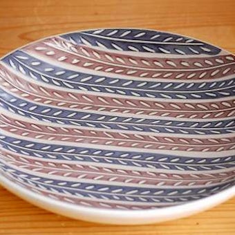 Upsala Ekeby/ウプサラ・エクビイ/陶器の大皿（草模様）の商品写真