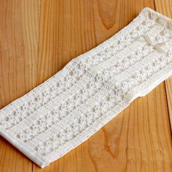 スウェーデンで見つけた手編みの収納ホルダー（ホワイト）の商品写真