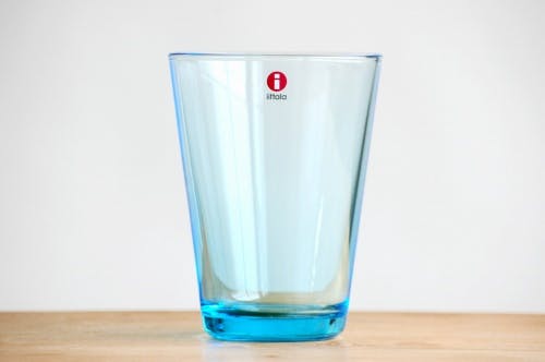  カルティオ ボウル ライトブルー 廃盤　旧ロゴシール iittala カルティオ ボウル ライトブルー 廃盤 旧ロゴシール