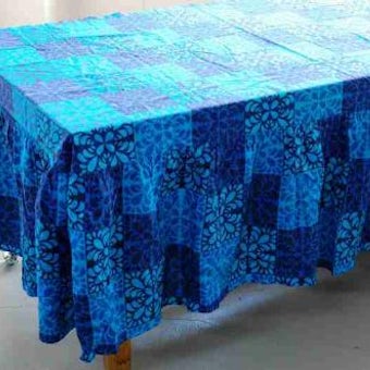 スウェーデンで見つけたベッドカバー＆ピローケースのセット（ブルー）の商品写真
