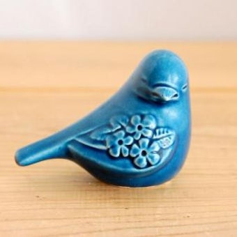 Rosa Ljung/小鳥のオブジェ（薄いブルー）の商品写真