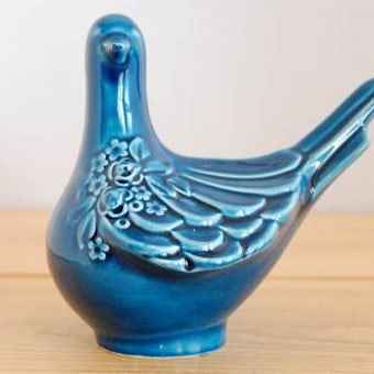 Rosa Ljung/親鳥のオブジェ（薄いブルー）の商品写真