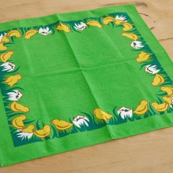 スウェーデンで見つけたひよこのセンタークロス(グリーン)の商品写真