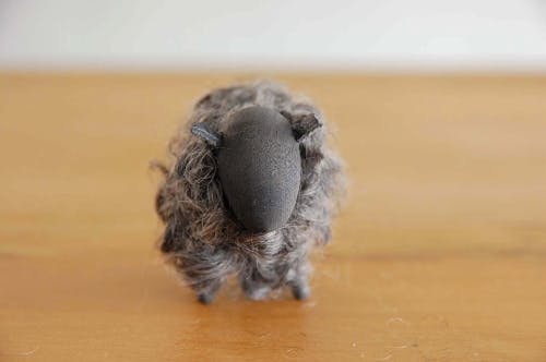 LARSSONS TRA/ラッセントレー/羊のオブジェ（グレー）の商品写真