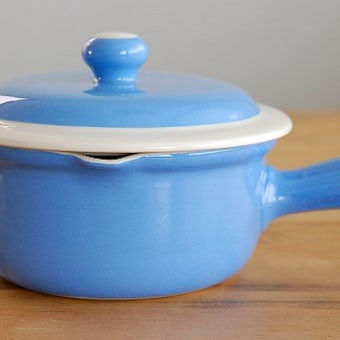 Upsala Ekeby(Gefle)/ウプサラ・エクビイ（ゲフル）/陶器の片手鍋（水色）の商品写真