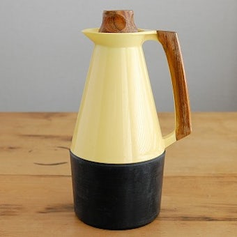 スウェーデンで見つけたヴィンテージ魔法瓶（イエロー）の商品写真