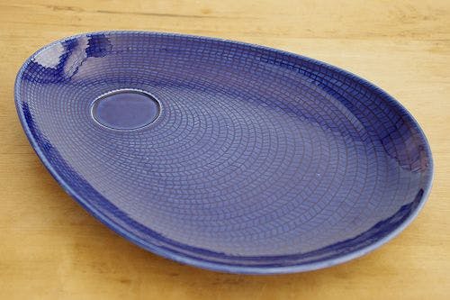 北欧食器　ロールストランド BLA ELD (白）オーバルプレート C30035 北欧食器 ロールストランド BLA ELD (白）オーバルプレート C30035