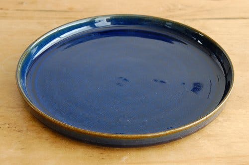 デンマーク/SOHOLM/スーホルム/陶器のプレート（ブルー） - 北欧 