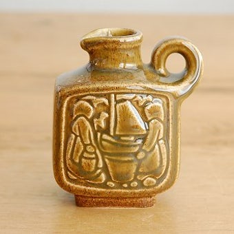 デンマークで見つけた小さな花瓶（ブラウン）の商品写真