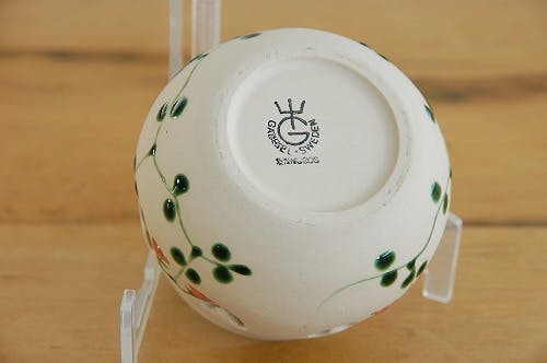 スウェーデン/GABRIEL/ガブリエル釜/ハートモチーフが可愛い陶器の小物