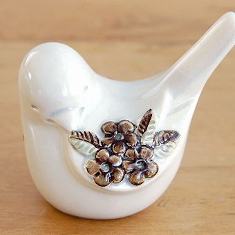 Rosa Ljungデザイン/陶器の小鳥オブジェの商品写真