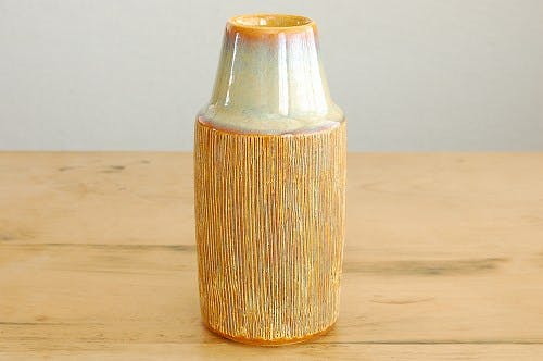 デンマーク/SOHOLM/スーホルム/陶器の花瓶（ブラウン） - 北欧、暮らし