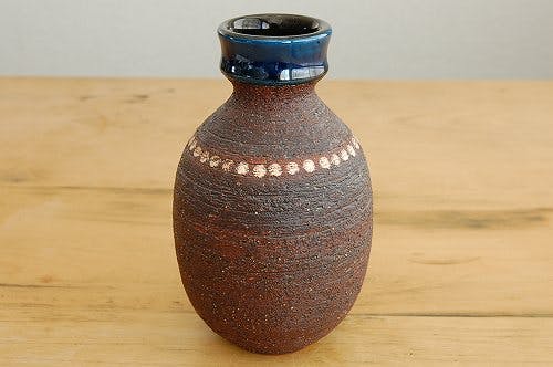 スウェーデン/GABRIEL/ガブリエル釜/陶器の花瓶（ブラウン・丸型） - 北欧、暮らしの道具店