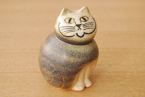 GUSTAVSBERG/グスタフスベリ/リサ・ラーソン/陶器のオブジェ（猫 