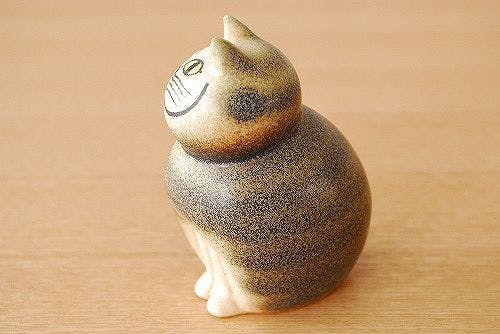 GUSTAVSBERG/グスタフスベリ/リサ・ラーソン/陶器のオブジェ（猫