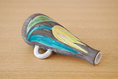 upsala ekeby 花瓶　大小セット　陶器　スウェーデン Upsala Ekeby／ウプサラエクビー ブラウンの花器 - 暮らしの