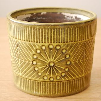 Upsala Ekeby/ウプサラエクビイ/Mari Simmulson/陶器の植木鉢（大）（僅かに難あり）の商品写真