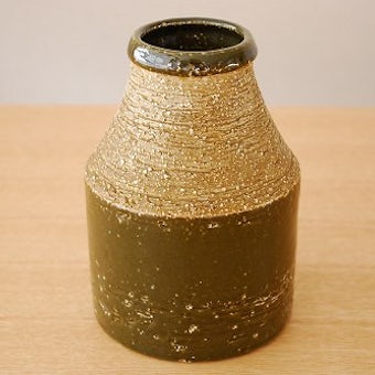 RORSTRAND/ロールストランド/陶器の花瓶（モスグリーン）の商品写真