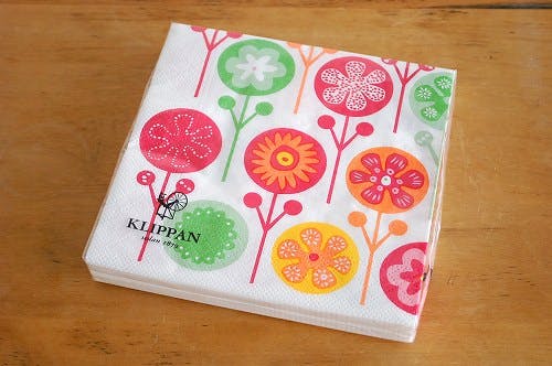 KLIPPAN/クリッパン/ペーパーナプキン/フラワーパワーの商品写真