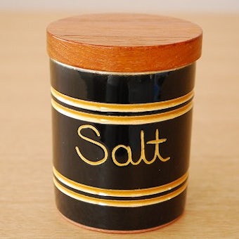 スウェーデンで見つけた木蓋付きスパイスポット/salt（ソルト）の商品写真