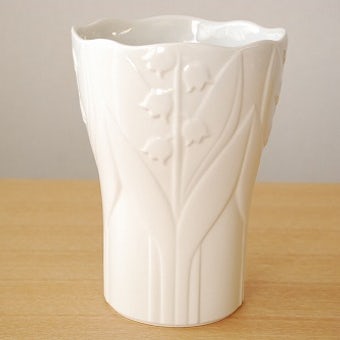 GUSTAVSBERG/グスタフスベリ/陶器の花瓶（ホワイト）の商品写真