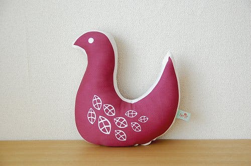 廃盤】ferm LIVING/ファームリビング/Birdie/小鳥のクッション(S) - 北欧、暮らしの道具店