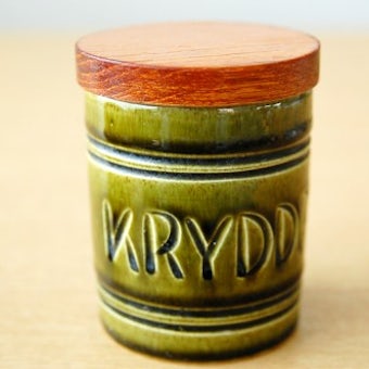 スウェーデンで見つけた木蓋付きスパイスポット（KRYDDPEPPAR）の商品写真