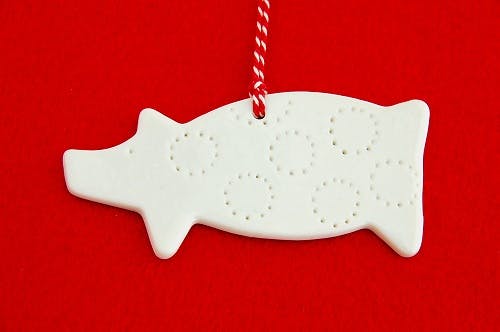 【30%OFF】anne black/アンヌ・ブラック/seam/クッキーオーナメント/ピッグの商品写真